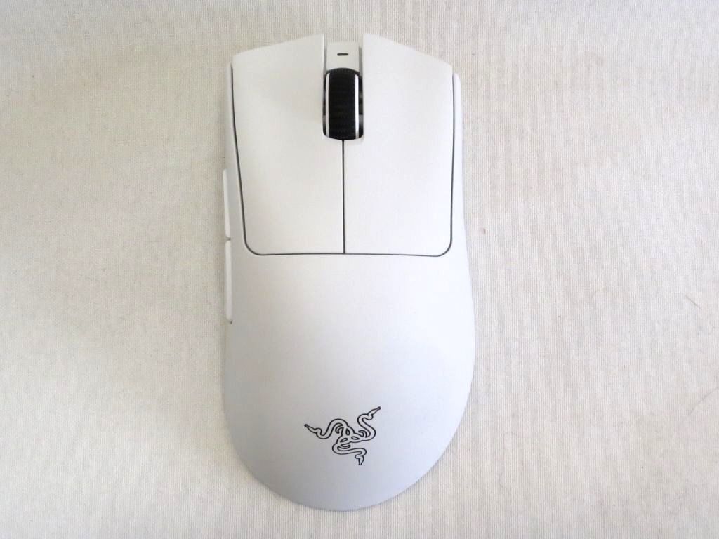 225587 Razer レイザー ゲーミングマウス 無線 8000Hzトングル付属 箱なし deathadder v3 pro ホワイト