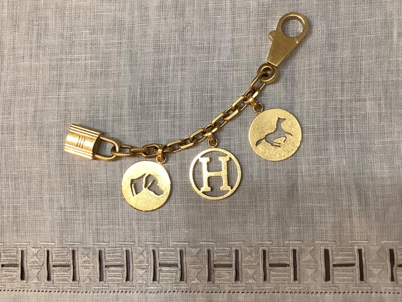 エルメス HERMES アミュレット4 ゴールド金具 ブルロック バッグ