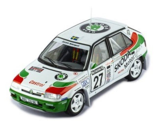 新品 IXO MODELS 1/43 シュコダ フェリシア キットカー 1996年RACラリー #27 S.Blomquist/B.Melander 完成品ダイキャストミニカー RAC423A [佐川急便]
