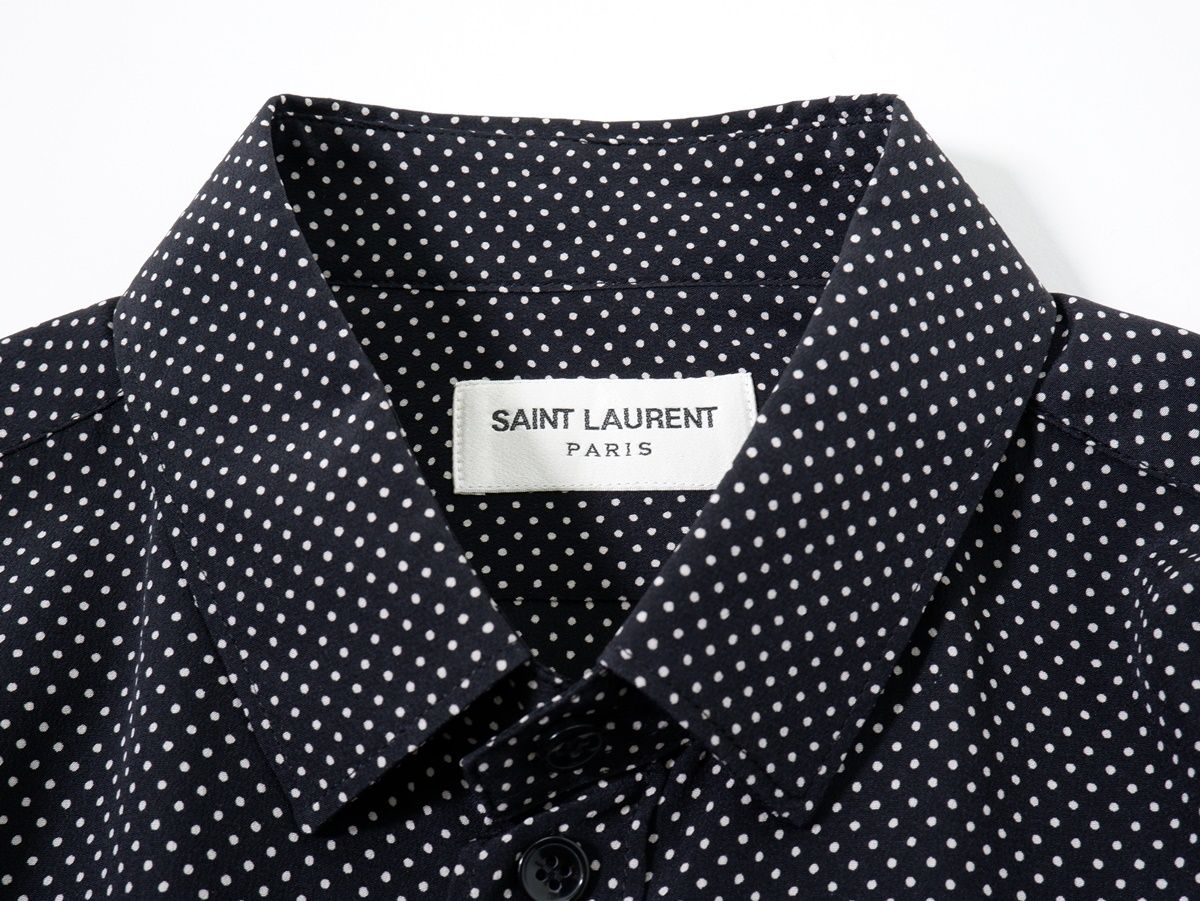 SAINT LAURENT PARIS/サンローラン パリ 2020年製 395733 Y301Wポルカ