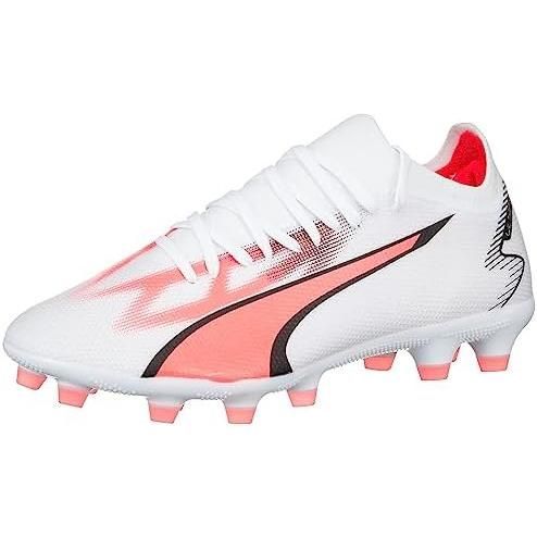 プーマ(PUMA) サッカースパイク ウルトラ マッチ HG/AG メンズ 107519-01 プーマホワイト/プーマブラック/ファイヤーオーキッド 26.0cm