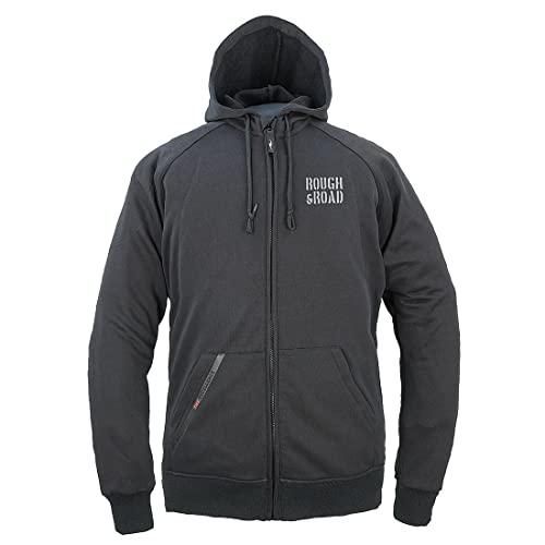 【新品・5営業日で発送】ラフ&ロード(ROUGH&ROAD) ラフライドZIPパーカー APセット BK-L RR1003APBK3