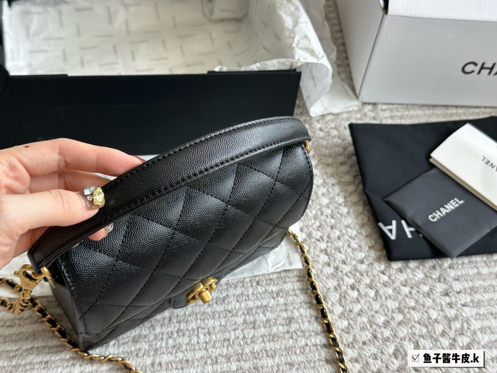 今日特価】Chanel 24K シャネル 24K ハンドル フラップバッグ