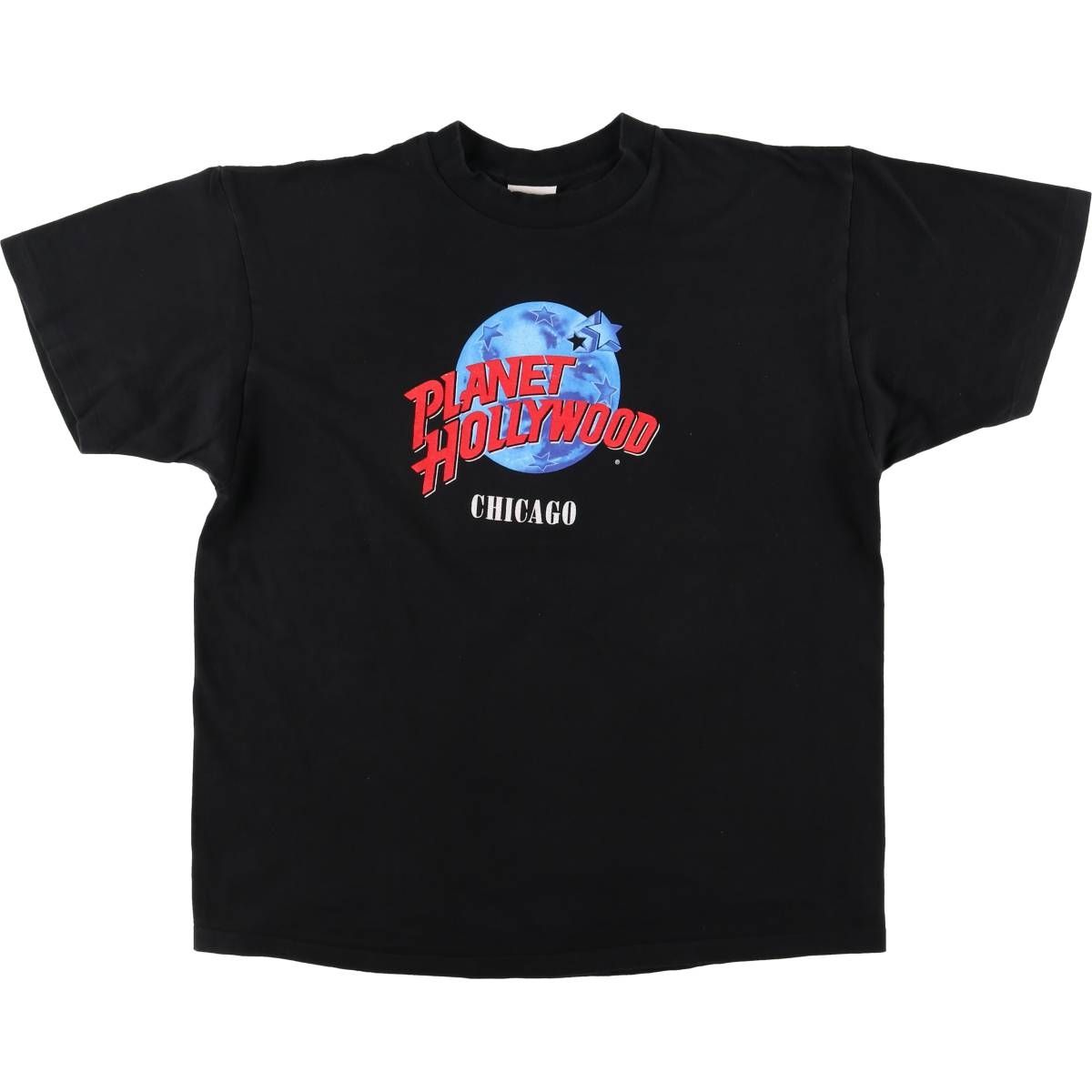 古着 90年代 PLANET HOLLYWOOD プラネットハリウッド アドバタイジングTシャツ USA製 メンズXL相当 ヴィンテージ/eaa527085