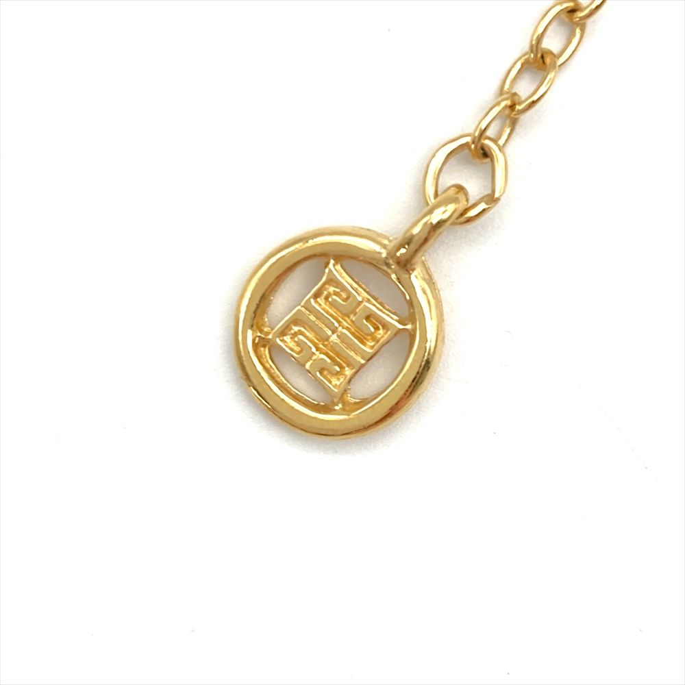 ジバンシー Givenchy ネックレス メタルg ゴールド フェイク