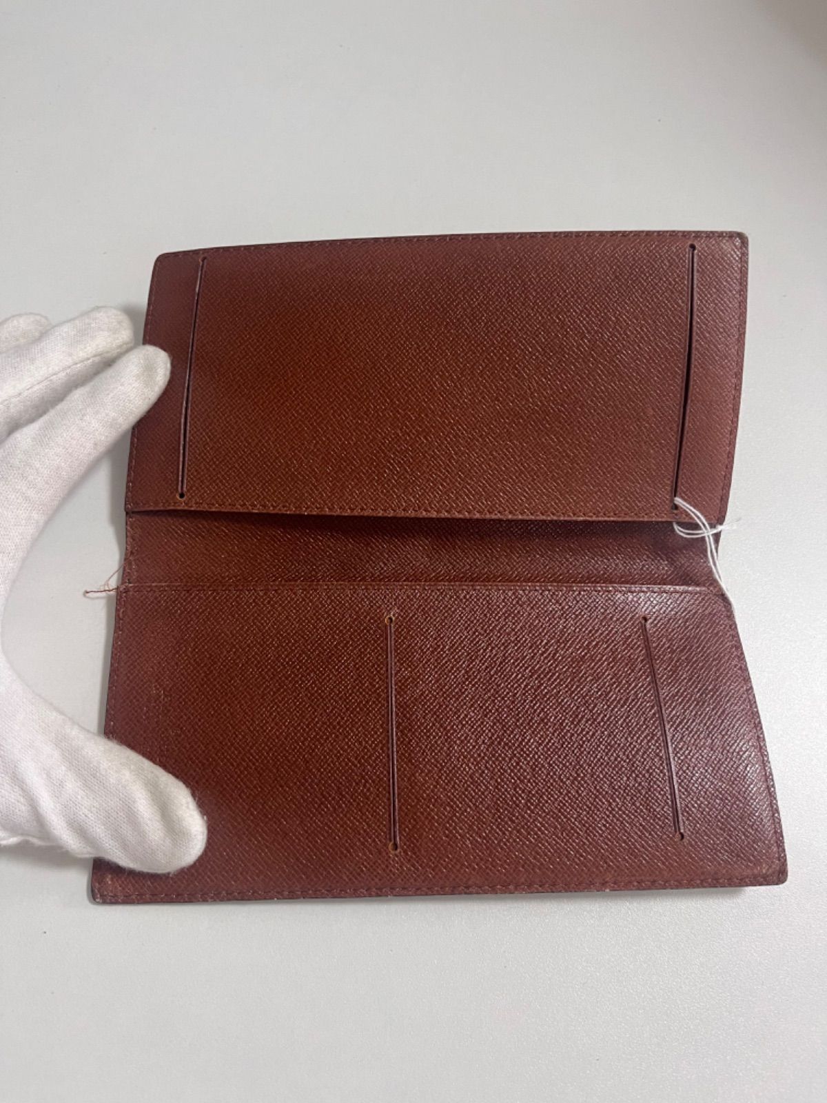 LOUIS VUITTON ルイ・ヴィトン モノグラム マチ付き 二つ折り長財布