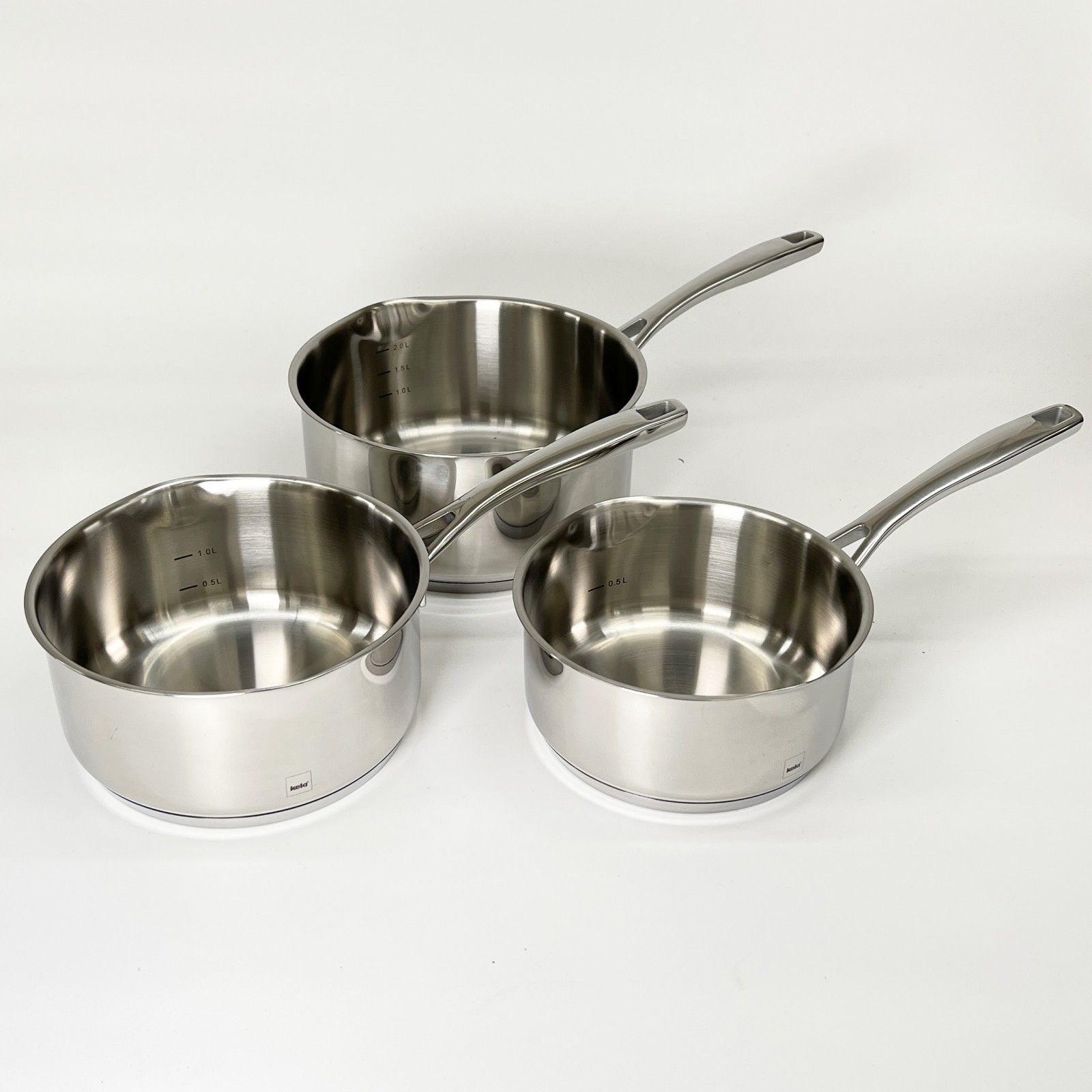 52-749 ♥ kela Flavoria ハンドル付き片手キャセロール 3点セット 2394