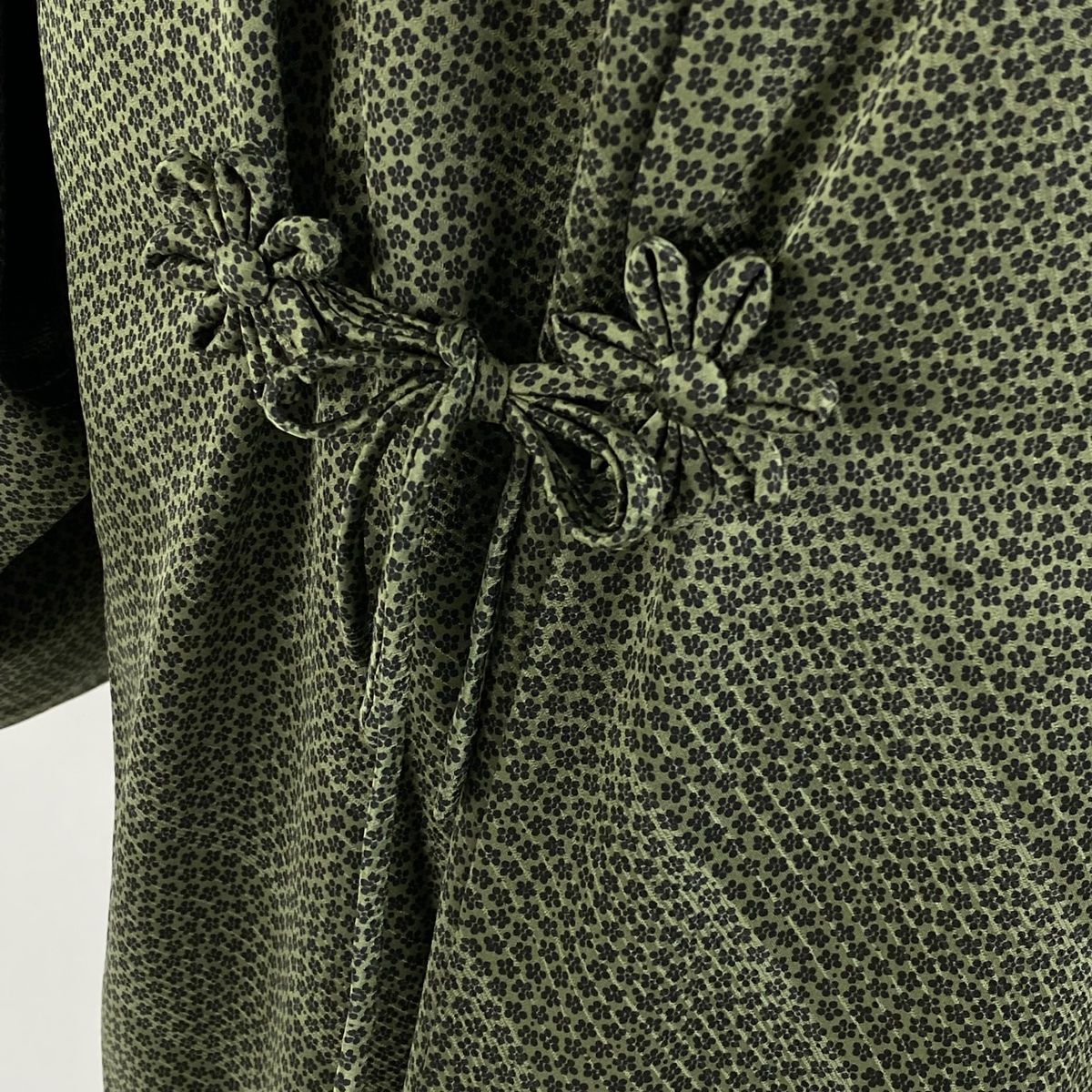 道中着 身丈119.5cm 裄丈67cm M 斉藤三才 和装コート リバーシブル  