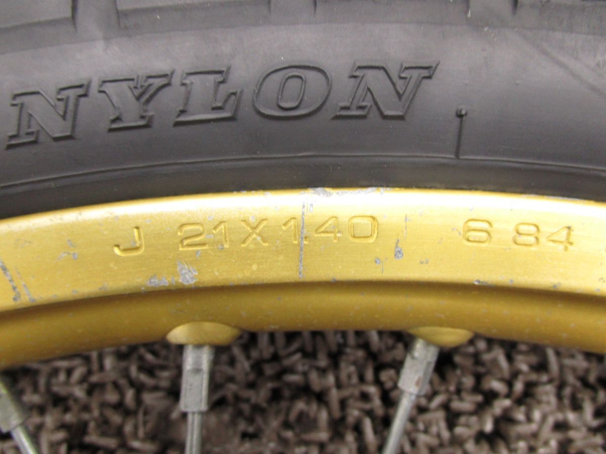 126)即決 TLR200 MD09 フロントホイール 21×1.40 ホンダ