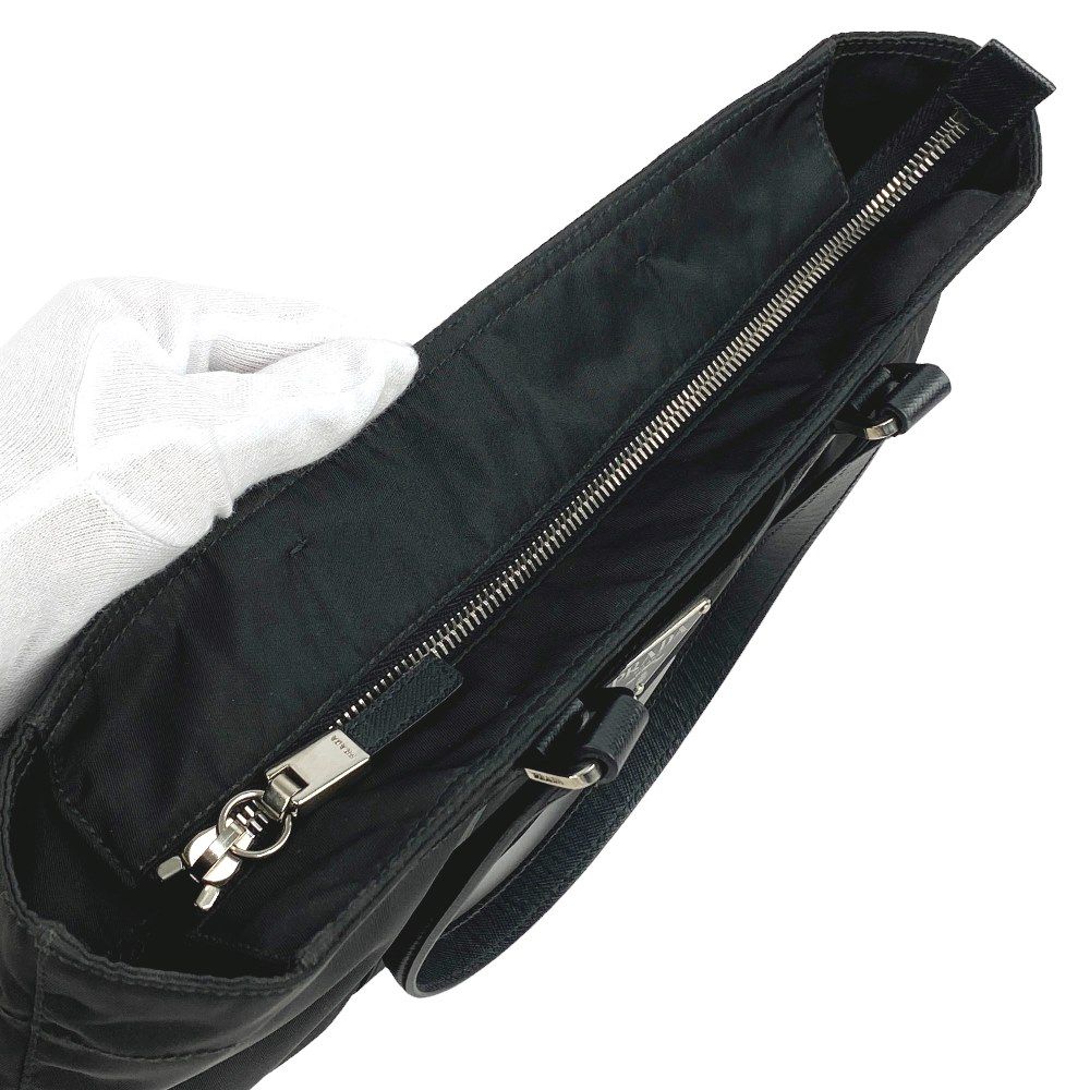 □中古□ プラダ トートバッグ ハンド バッグ テスート ナイロン  