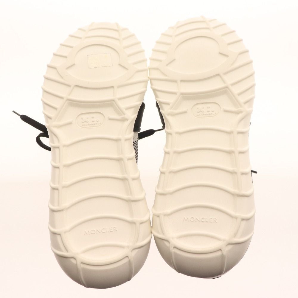 □ モンクレール スニーカー 靴 メンズ 44 ブラック ホワイト 付属品