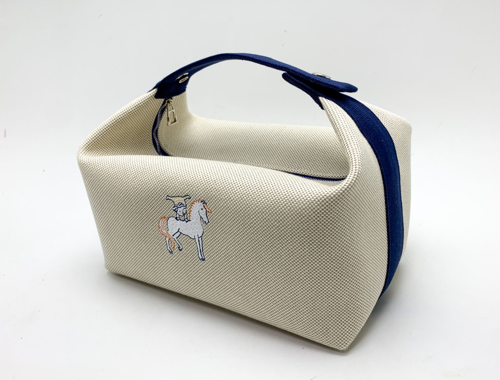 HERMES エルメス ブリッド・ア・ブラックGM ガブリオル ネイビー 