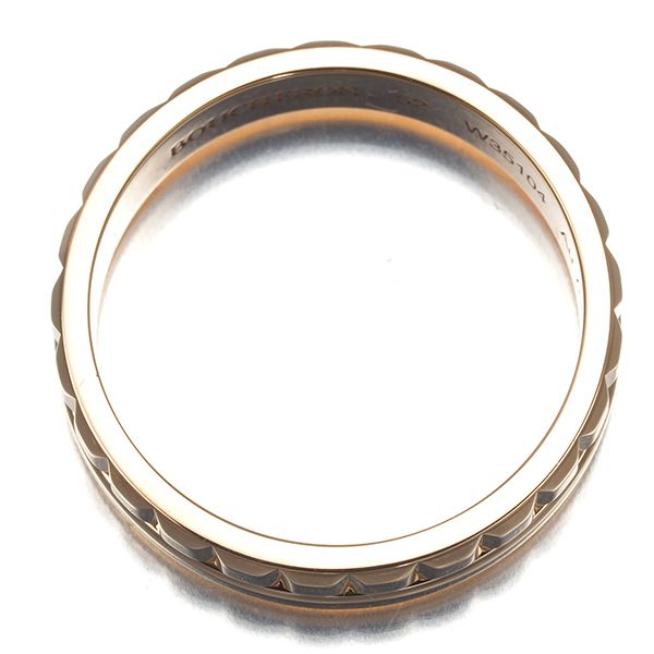 ブシュロン リング キャトルラディアント ハーフ 52号 K18PG 保証書 177892