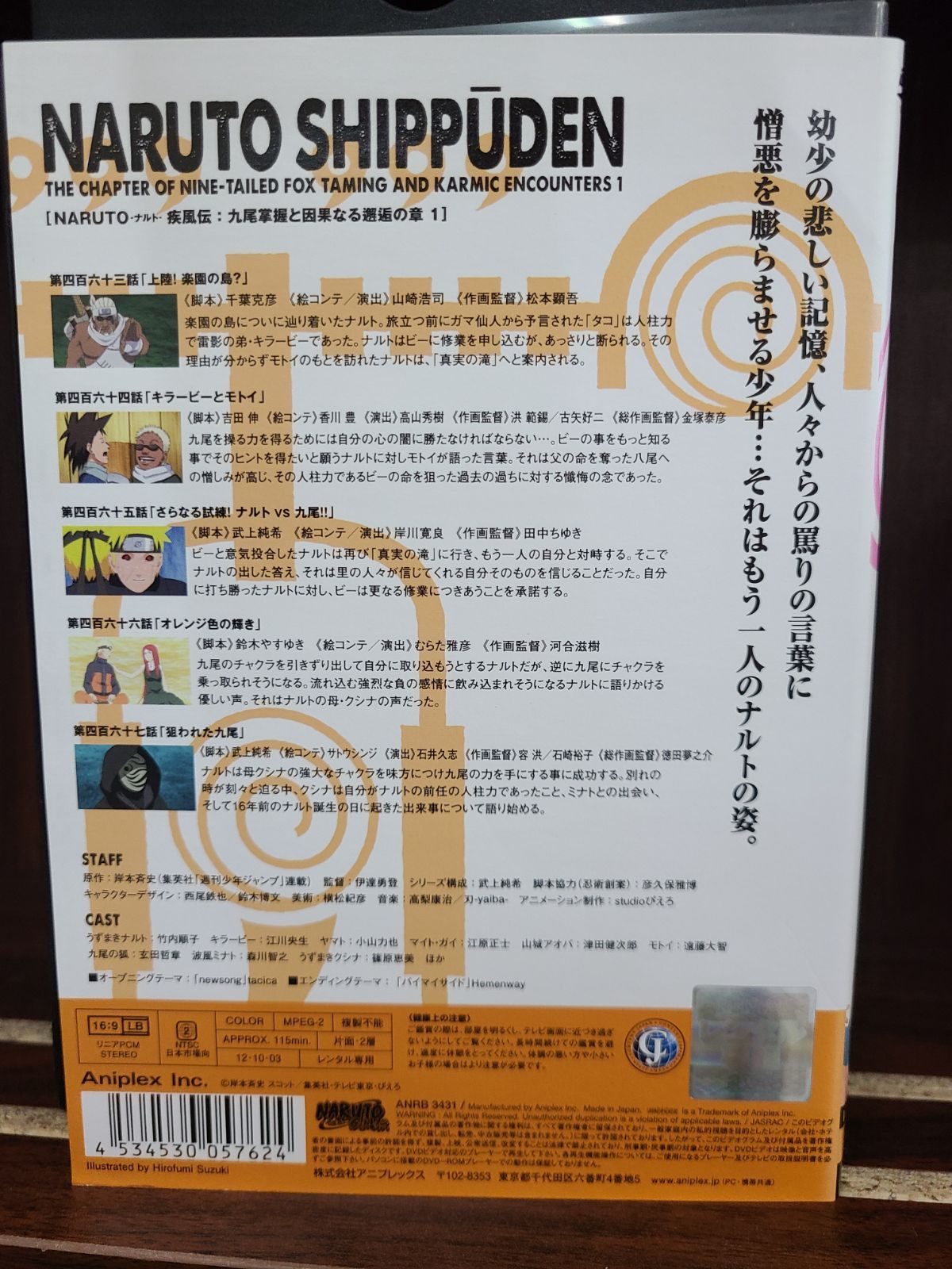 ナルト 疾風伝 NARUTO 九尾掌握と因果なる邂逅の章 1〜4巻 DVDBOX - CD 
