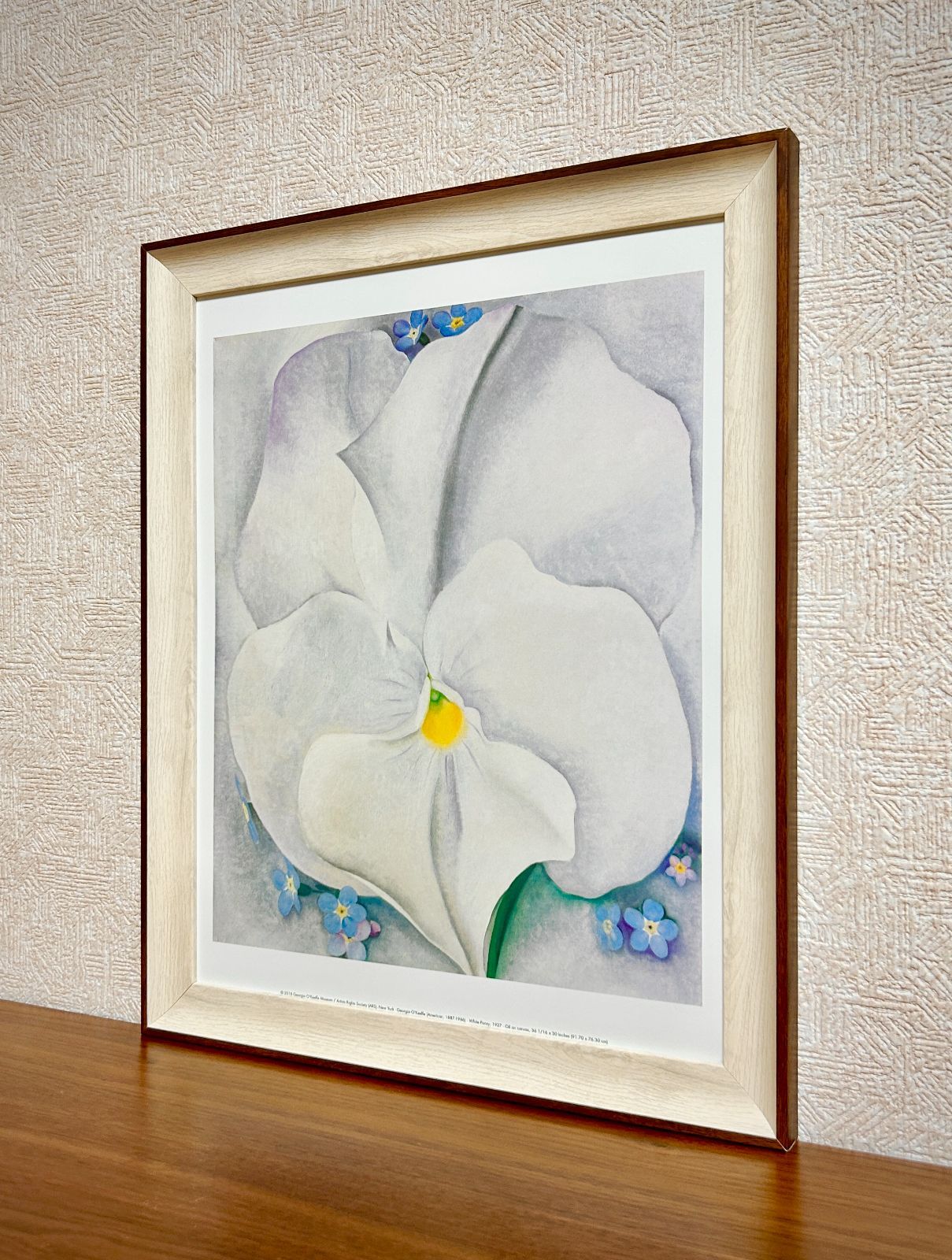 ジョージア・オキーフ ポスター額付き 新品☆額縁付アートポスター☆ジョージア・オキーフ☆O'Keeffe