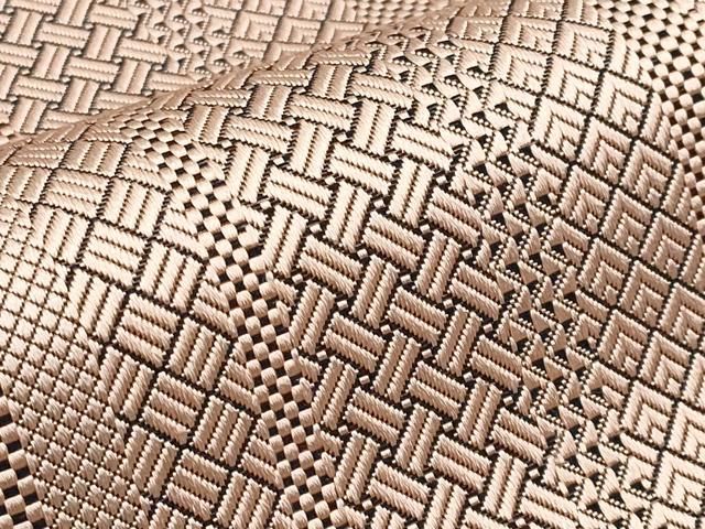 小森草木染手織工房 小森久】ジャバラ紋 八寸名古屋帯 平和屋本店