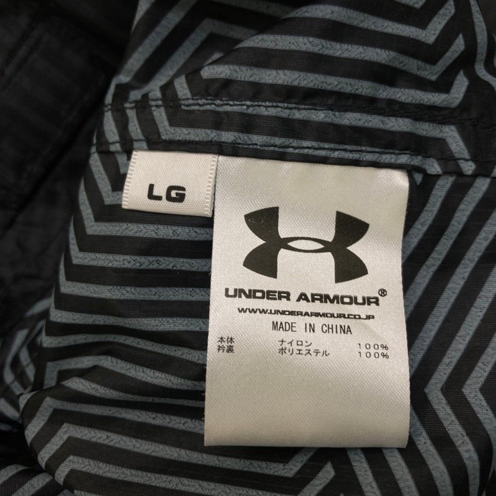サイズ：LG UNDER ARMOUR アンダーアーマー ジップジャケット 総