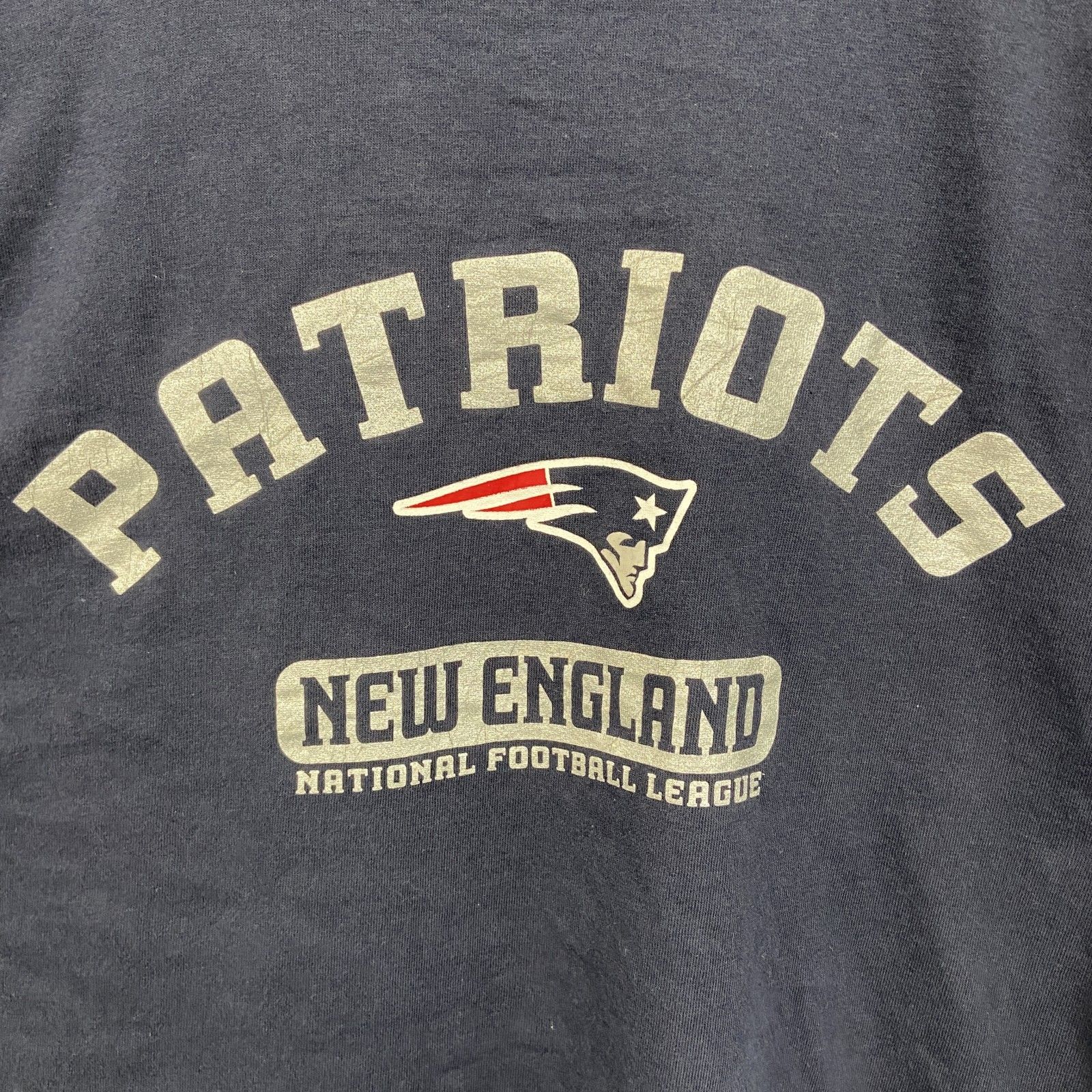 古着　NFL tシャツ　フリル　リメイク　ペイトリオッツ　XXXL 美品 90s NIKE ナイキ NFLペイトリオッツ 刺繍 アメフトゲームシャツ