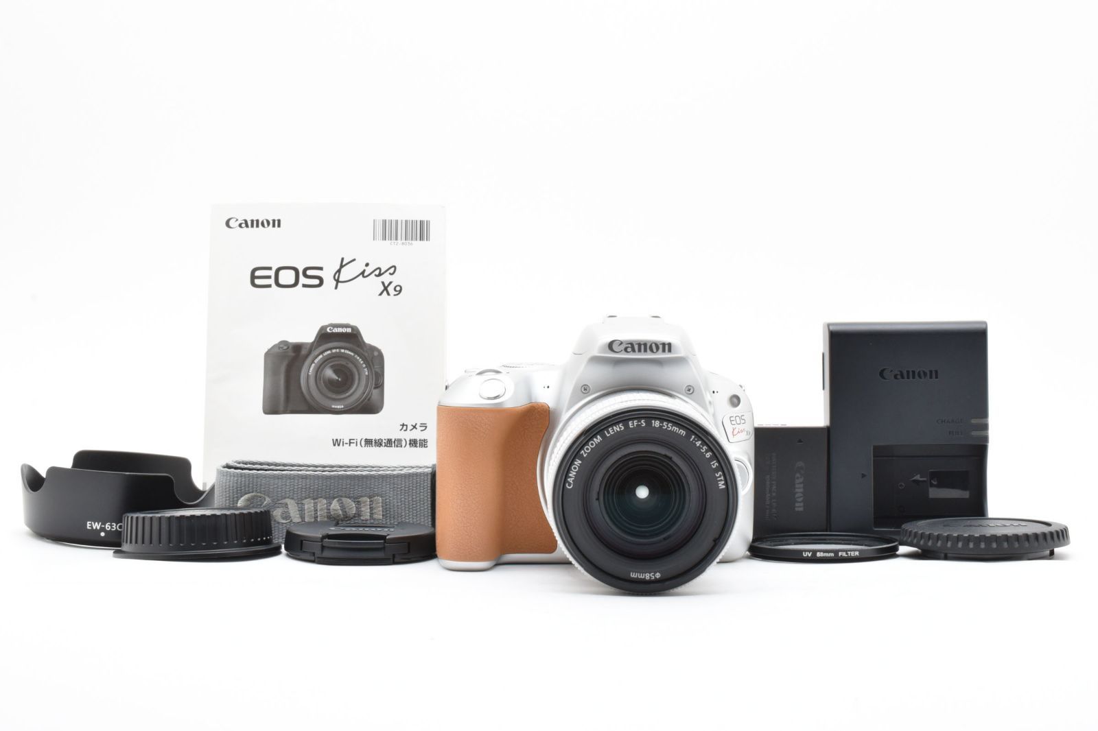 シャッター数13500回のみ！キヤノン EOS Kiss X9 レンズキット シャッター数13500回のみ！キヤノン EOS Kiss X9 レンズキット - メルカリ