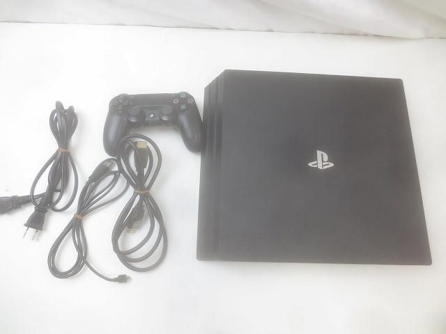 品 ゲーム プレイステーション4 PS4本体 Pro CUH-7100B ジェットブラック 動作品 付き