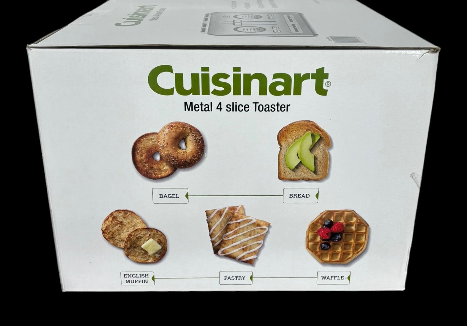 新品未使用品】Cuisinart クイジナート メタルトースター 4枚用 RBT