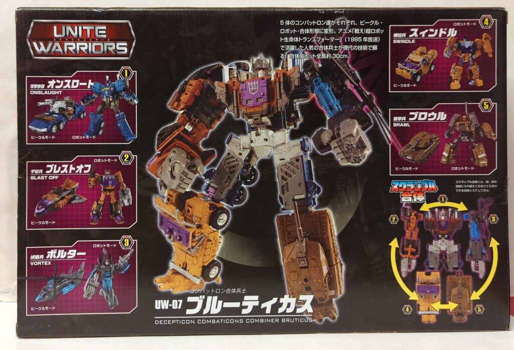 タカラトミー トランスフォーマーユナイトウォリアーズ ブルーティカス UW07