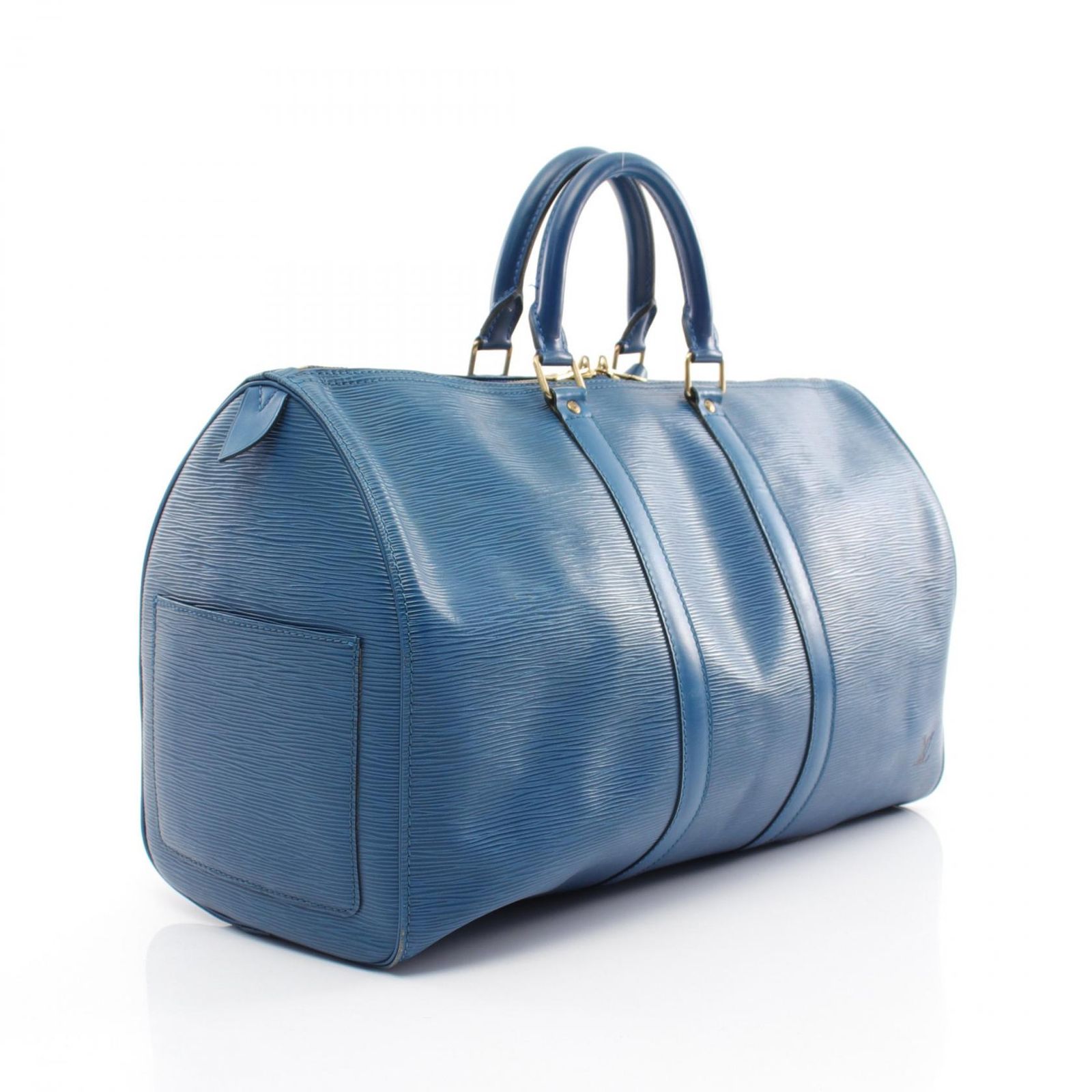 LOUIS VUITTON ルイ・ヴィトン キーポル45 エピ トレドブルー ボストン