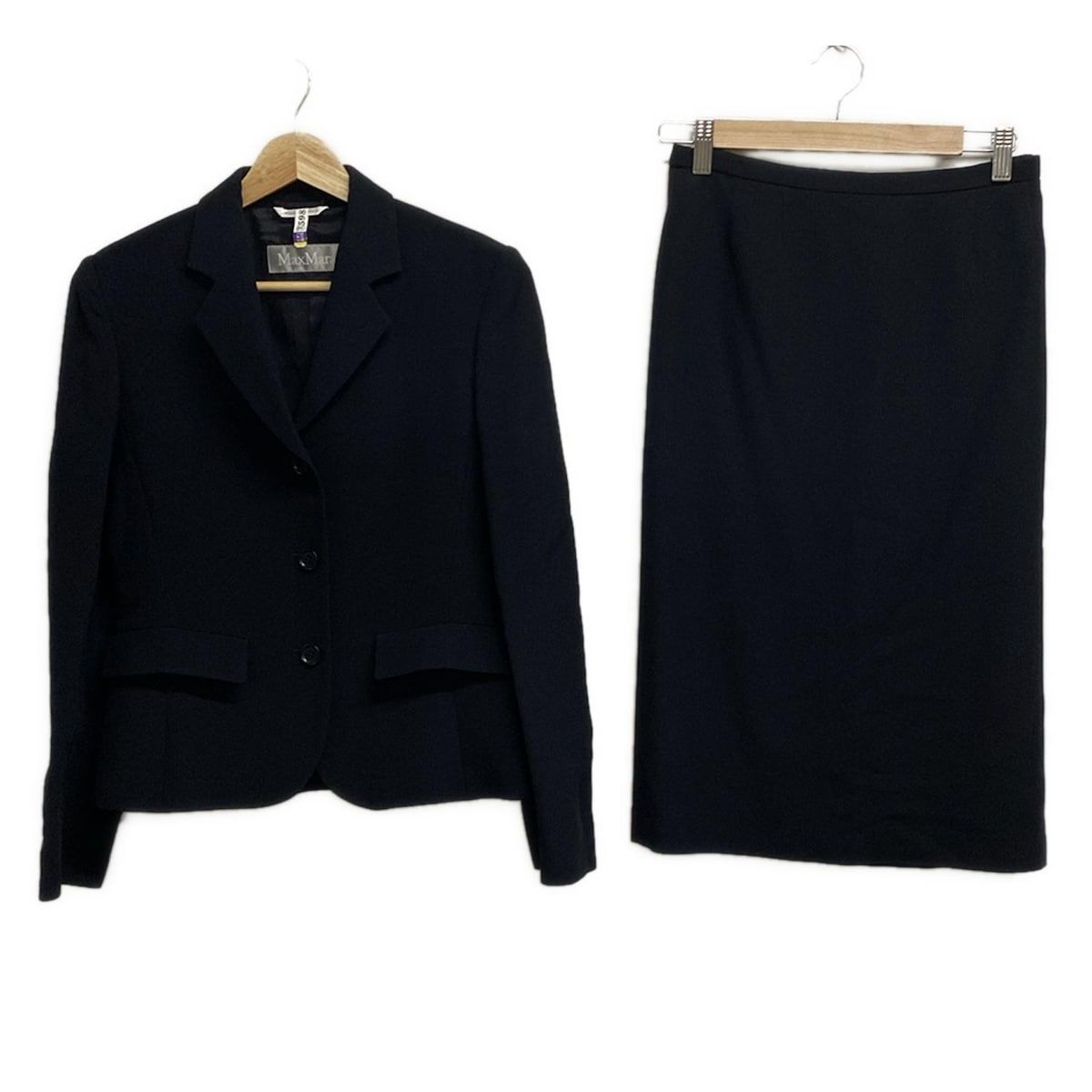 Max Mara マックスマーラ スカートスーツ レディース - 黒