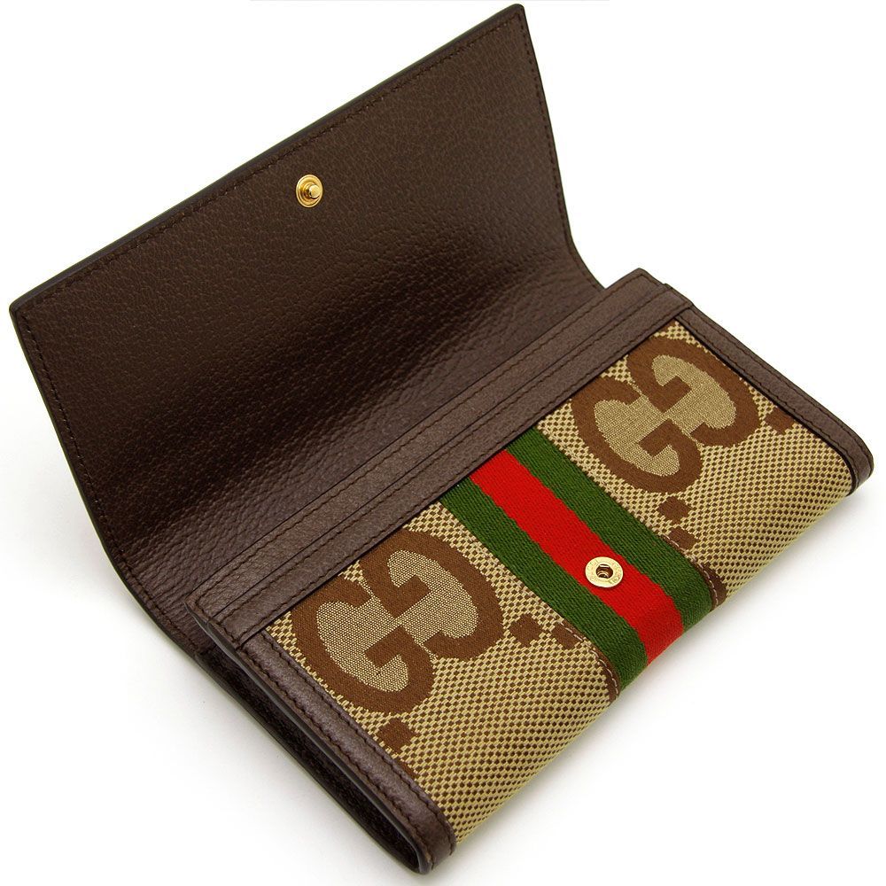 中古良品】グッチ 長財布 オフィディア Ophidia ジャンボGG コンチネンタルウォレット 523153 UKMDG 2570 GUCCI  イタリア製 ブラウン ベージュ - メルカリ