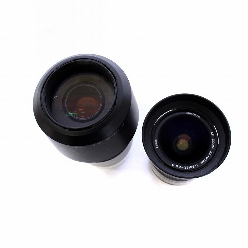 ミノルタ MINOLTA AF ZOOM 75-300 28-80 カメラレンズ 2点セット 1.5
