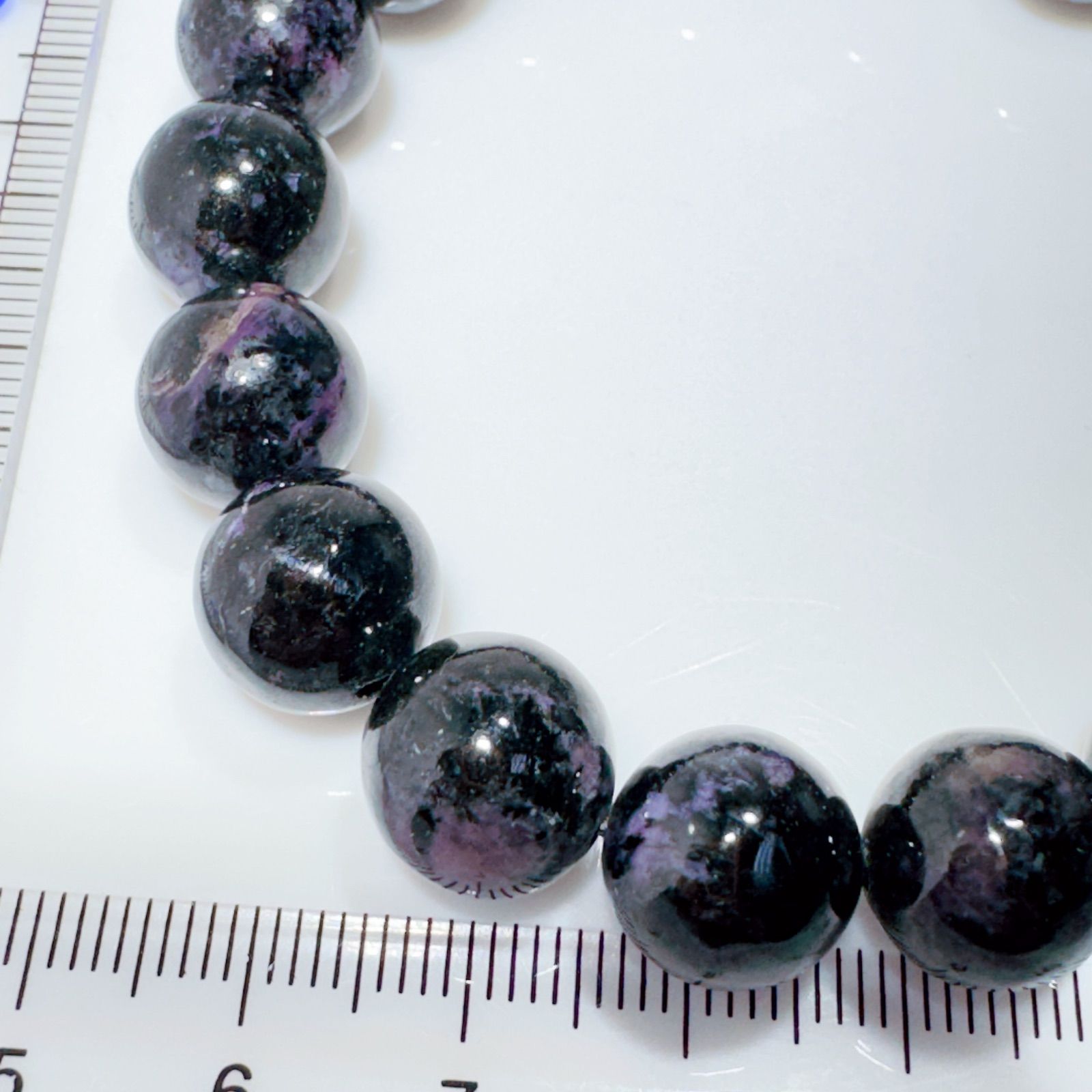 ブラックスギライトブレスレットNO25-2382