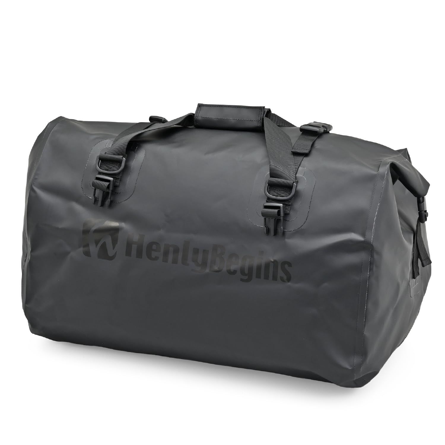 Color ブラック_Style 60L ヘンリービギンズ Henly Begins デイトナ バイク用 シートバッグ 防水 60L シート固定ベルト付属 DH-767 ブラック 41380