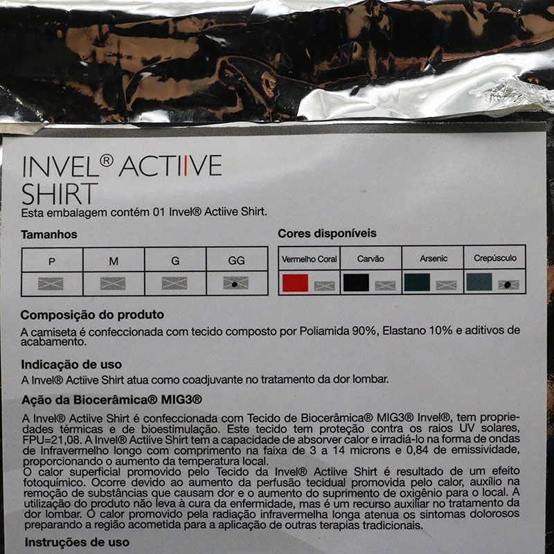 外袋開封済み未使用 インヴェル Invel mig3 レディースカラーTシャツ