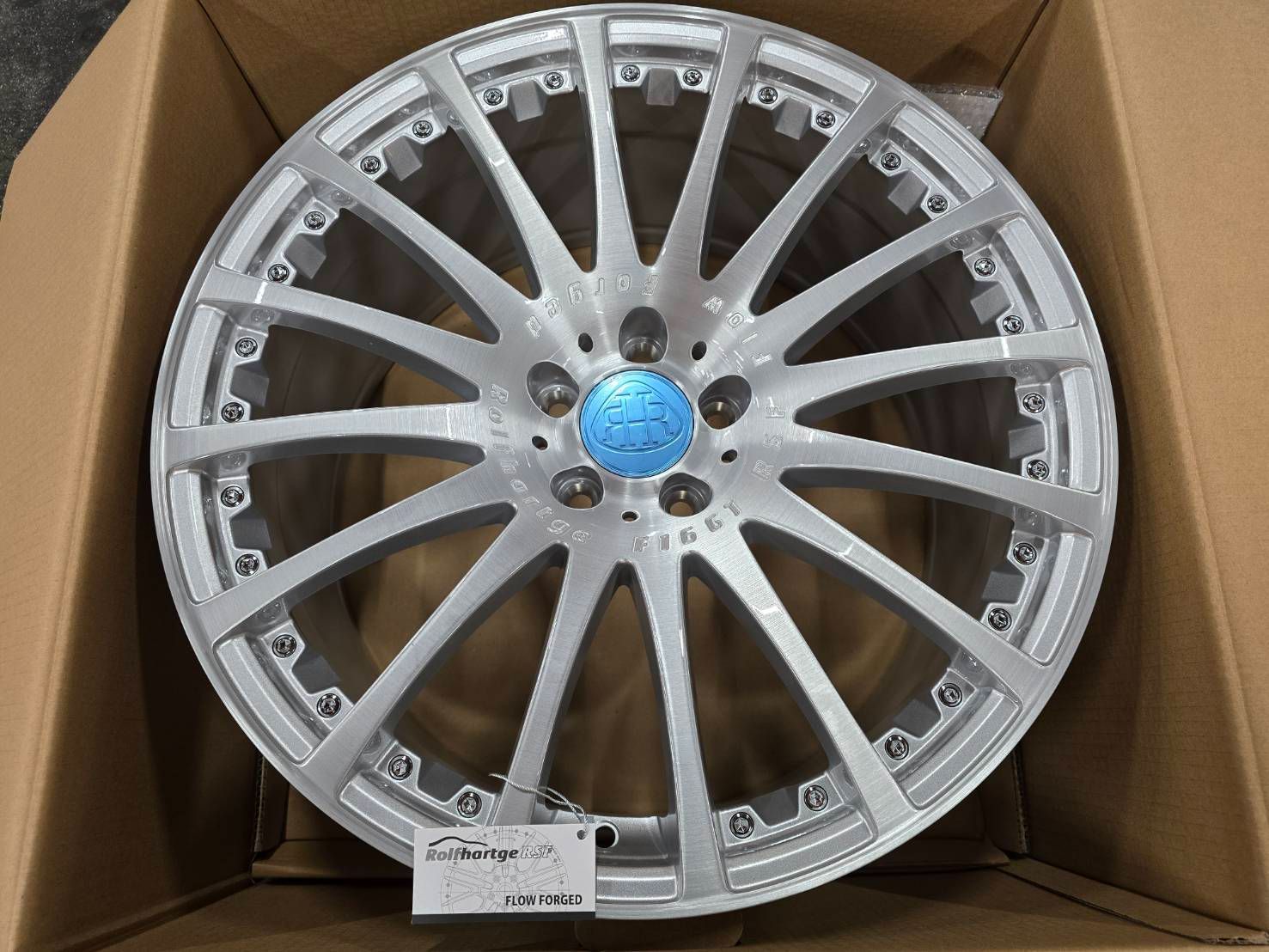 Rolfhartge ロルフハルトゲ F16GT RSF Diamond Edition 9.5x20 40 5x114.3 x4本 特殊設定 コンケープ ブラッシュド 軽量ホイール