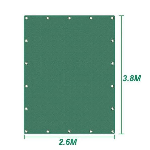 在庫 軽トラシート 650ｇ ㎡厚手 トラック荷台シート 2 6 x 3 8 m 1 t 5 Sharellon軽トラシート t対応 荷台カバー 防水PVC帆布 トラックシート ゴムロープ付き PPバンド ひも ロープ 