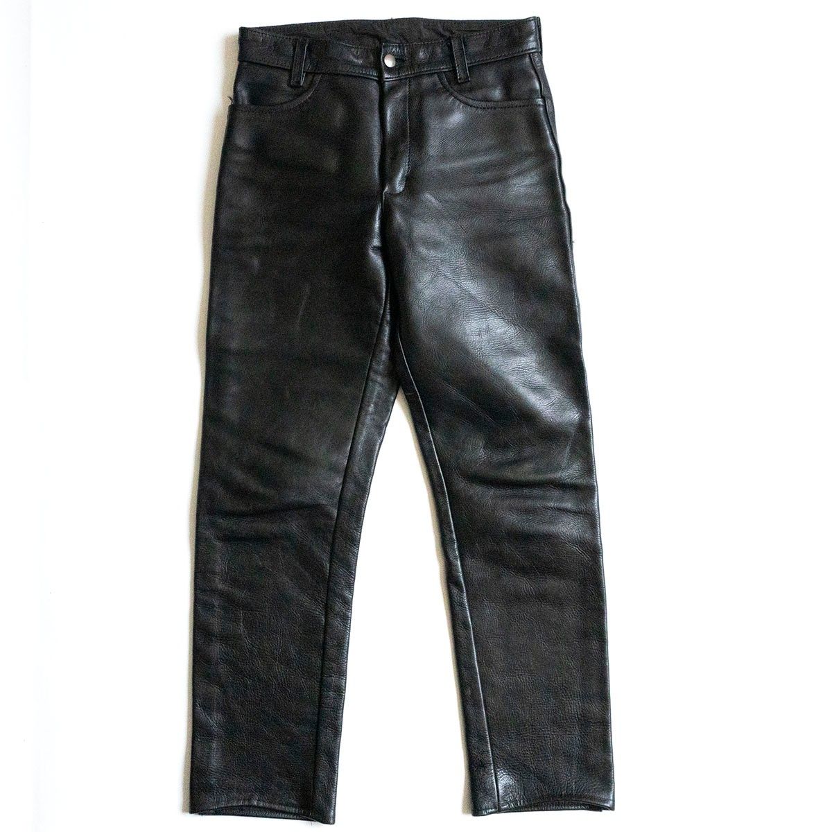 VANSON レザーパンツ 32 ブラック バンソン 25060153