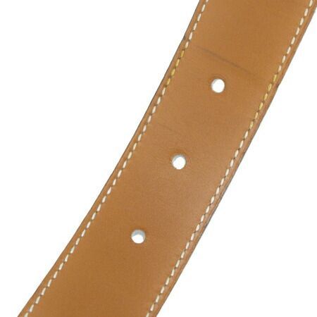 中古】 エルメス HERMES ベルト バックル リバーシブル ブラック