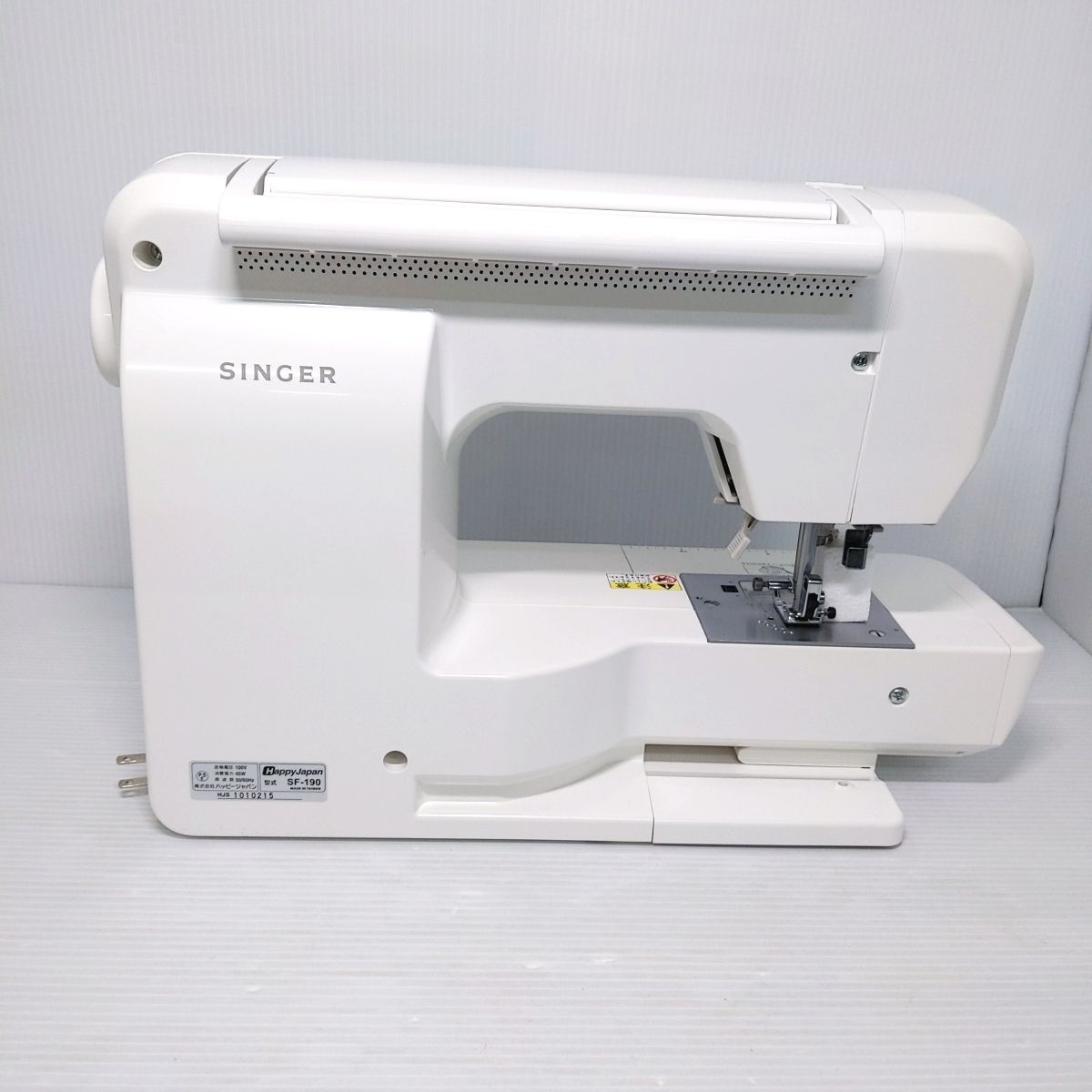 【中古品】SINGER コンピューターミシン SF-190 Curio キュリオ 自動糸調子〇YR-51782〇