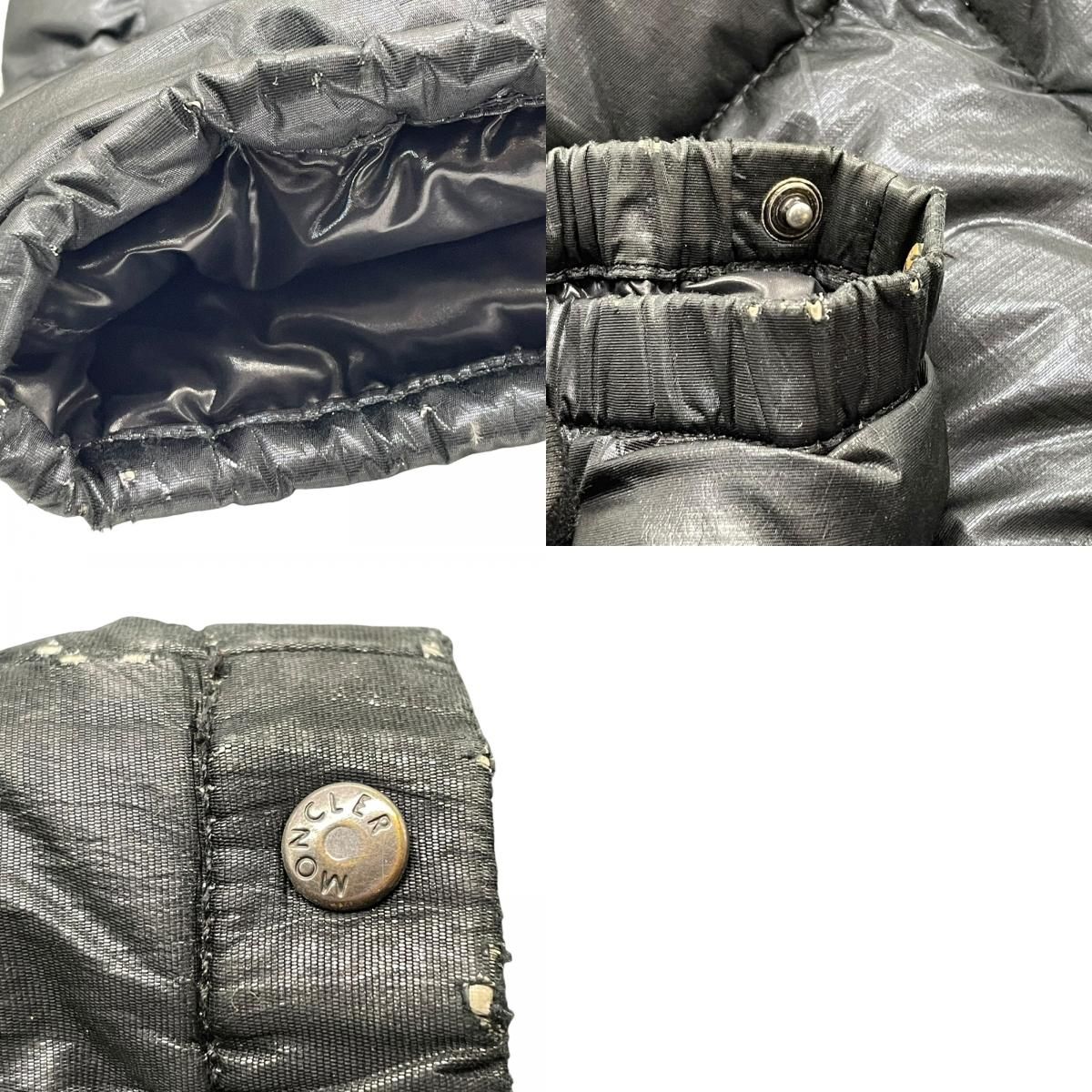 MONCLER モンクレール ダウンジャケット グレー 黒 ブラック 