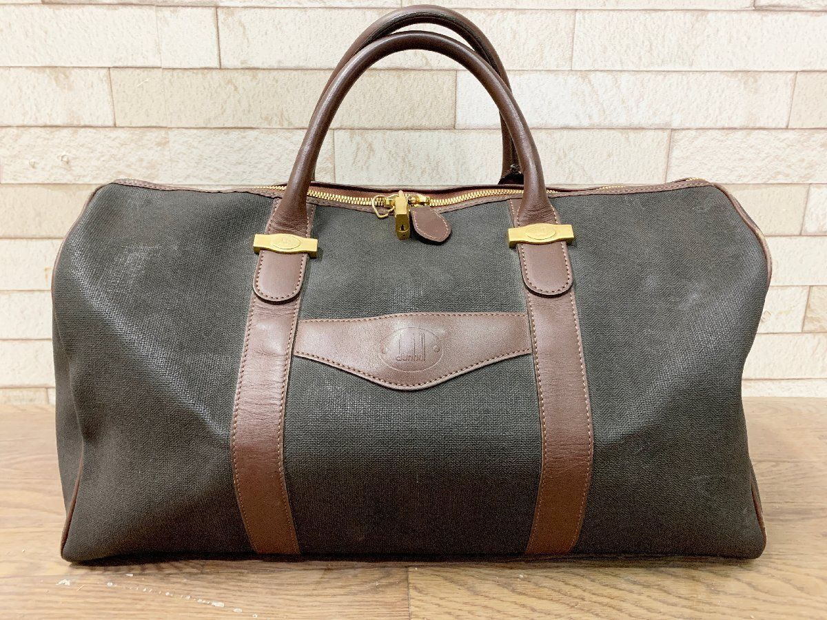 ◇中古品 dunhill ダンヒル ボストンバッグ 鞄 旅行バッグ