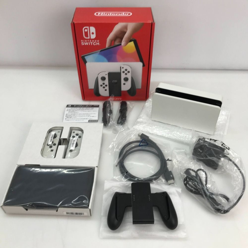 05w12002 Nintendo Switch ニンテンドースイッチ 本体 有機ELモデル ホワイト ＊動作 済＊ ◎ ◎