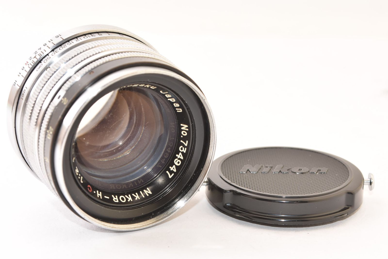 ☆美品☆ Nikon ニコン NIKKOR-H・C 5cm 50mm F2 黒帯 L39 Leica