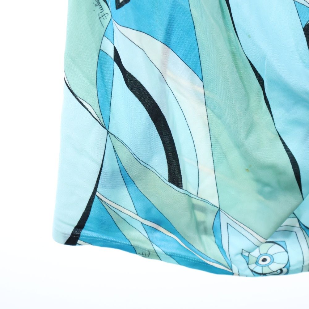 EMILIO PUCCI (エミリオプッチ) レーヨン 総柄 ノースリーブ
