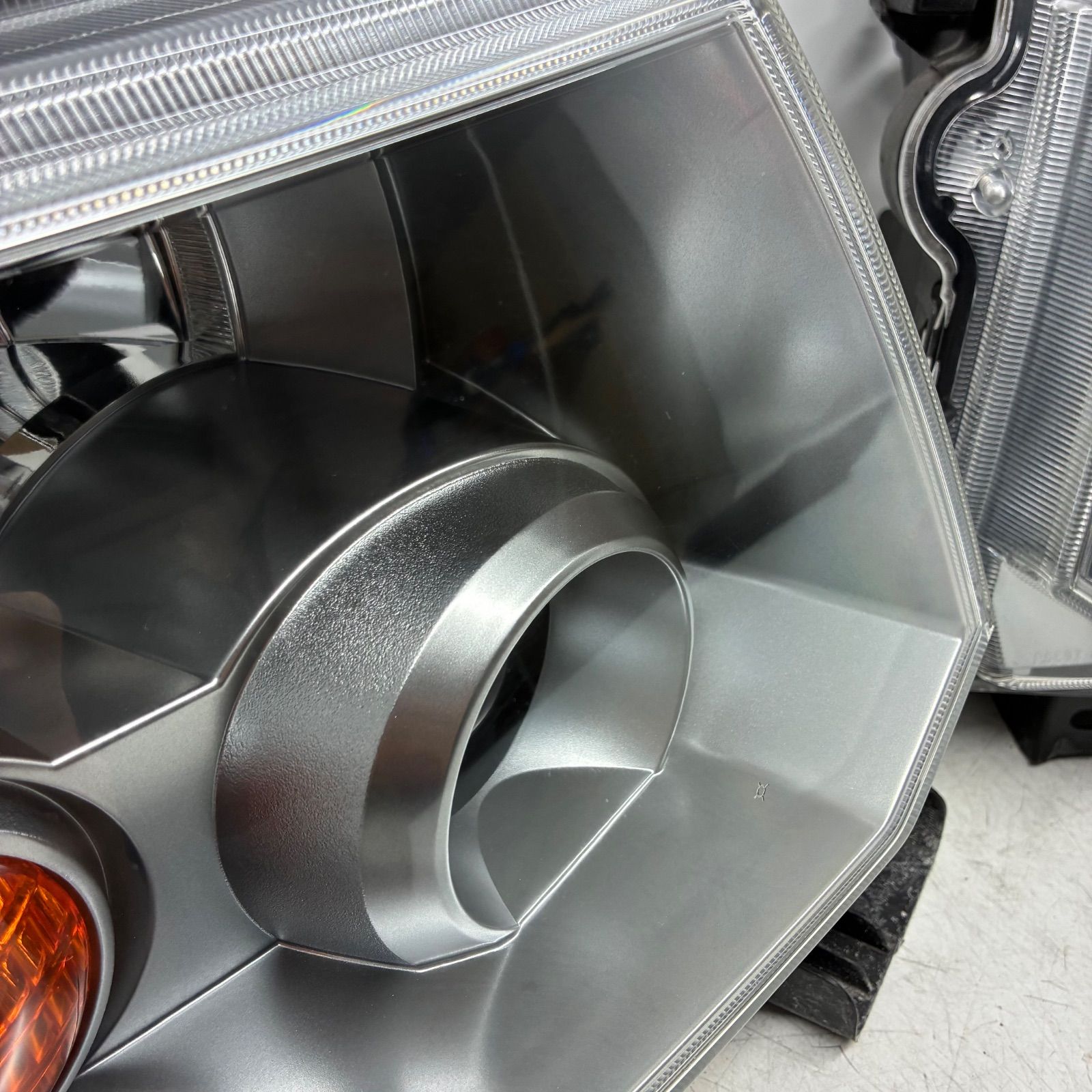 最終大幅値下げ。 コーティング済 日産 三菱 H81W H82W H91W H92W オッティ EKスポーツ ライダー ヘッドライト レンズ 左右セット LR HID STANLEY P6537 P71516