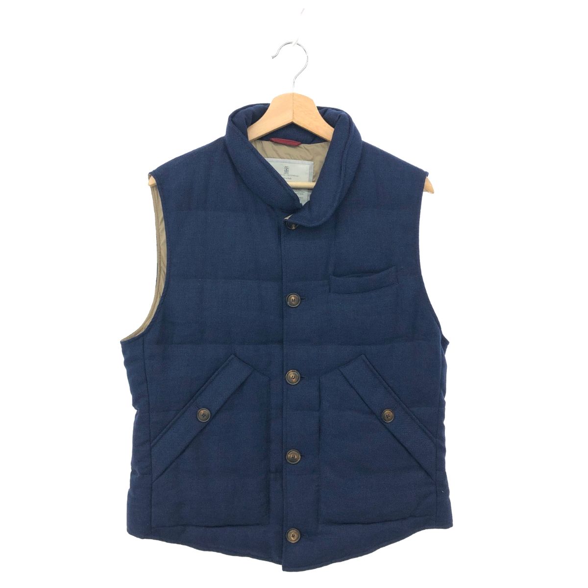BRUNELLO CUCINELLI ネイビー キルティングベスト Brunello Cucinelli キルティング ベスト | ブルー | FARFETCH JP