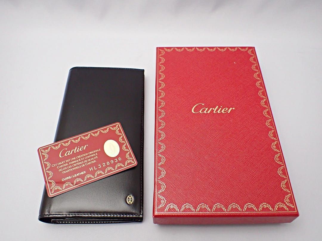 箱GカードCARTIER カルティエ パシャ ロングウォレット L3000131長財布