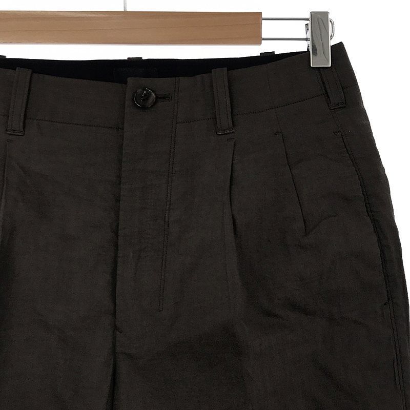美品】 山内 / ヤマウチ | 2タック デッドストックリネン ツータック