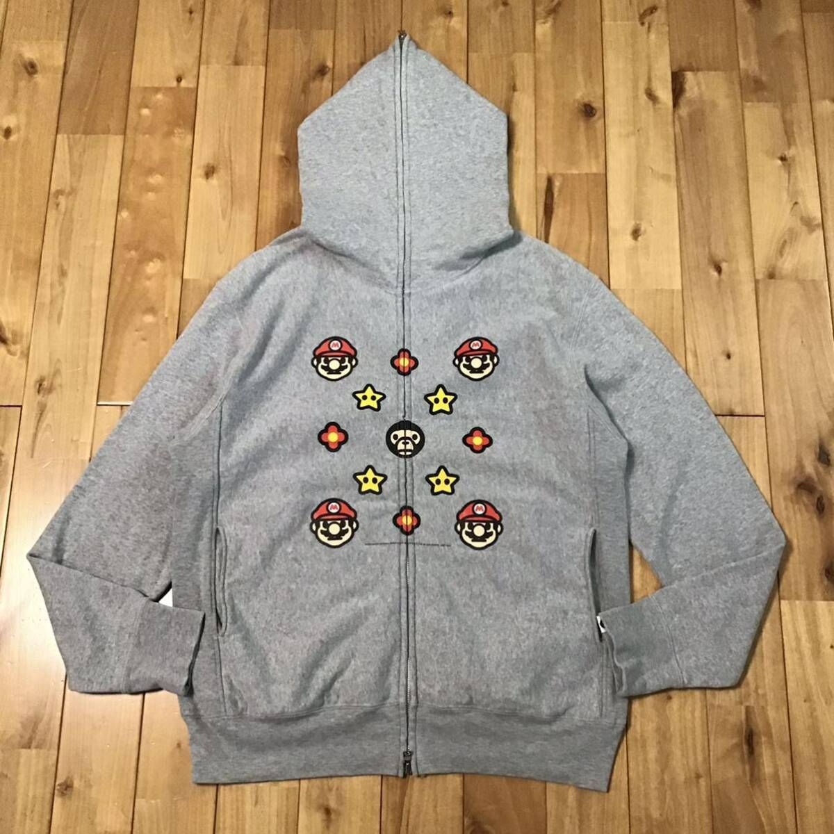 A BATHING APE マリオ　フルジップパーカー A BATHING APE - 【レア】 BATHING APE BABY MILO パーカー