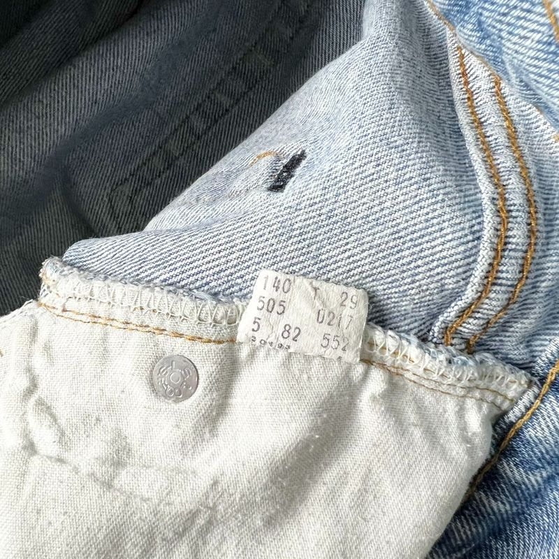 432【80s】Levi's 505 0217 デニム W32 L30 80's Levi's リーバイス 505-0217 デニム 66後期 刻印16 珍品