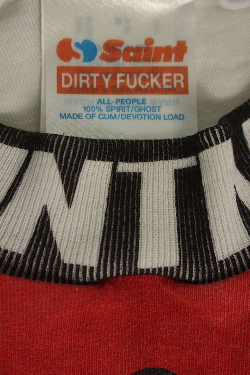 1-0000-019 ウォッシュド加工ファンネルネック長袖カットソー